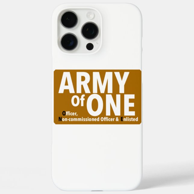 Armee einer Druckneuheit iPhone 16 Pro Max Hülle (Rückseite)