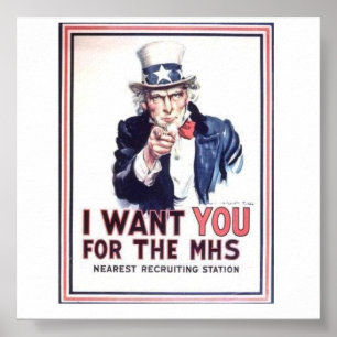 Armee-einziehenplakat Poster