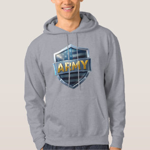 Armee-Flaggen-Schild Kapuzenpullover Hoodie