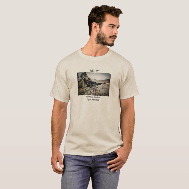 Armee-Förster führen die Weise - M240L - T - Shirt (Vorne ganz)