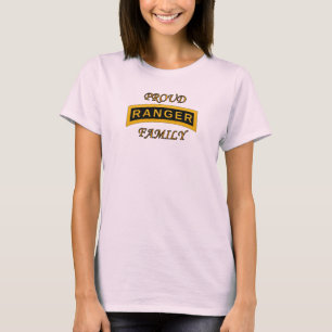 Armee-Förster-Schulvorsprung - stolze Familie - T T-Shirt
