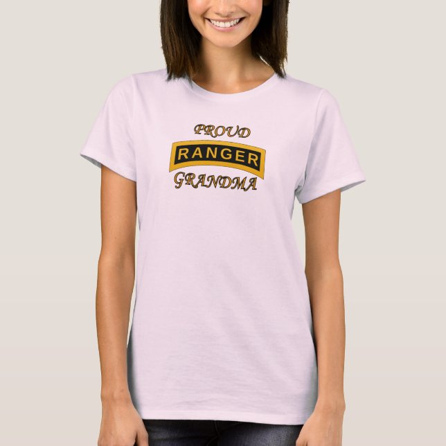 Armee-Förster-Schulvorsprung - stolze Großmutter - T-Shirt (Vorderseite)