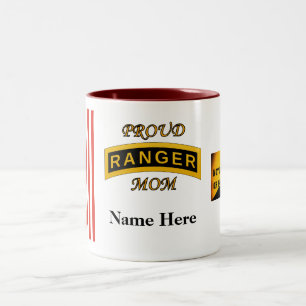 Armee-Förster-Schulvorsprung - stolze Mama - Zweifarbige Tasse