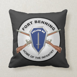 Armee - Fort Benning, GA - Zuhause der Infanterie Kissen
