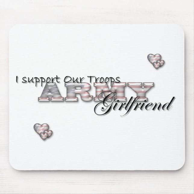 Armee Freundin-Mousepad Mousepad (Vorne)
