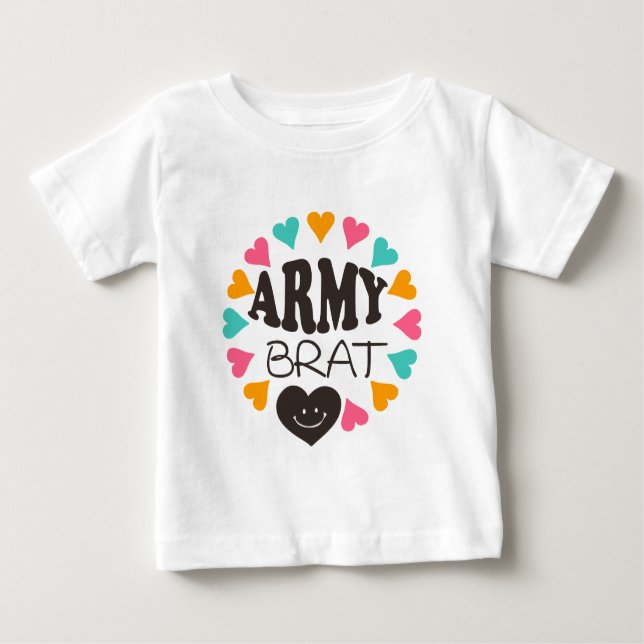 Armee-Gör Baby T-shirt (Vorderseite)