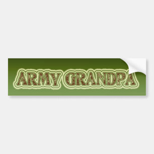 Armee-Großvater Autoaufkleber