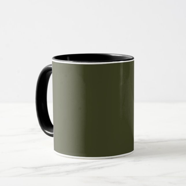 Armee Grün Tasse (Vorderseite Links)