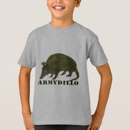 Armee-Gürteltier-Einzelteil T-Shirt