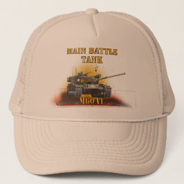 Armee - Hauptkampftank M60A1 w Feuer - Rechts Truckerkappe