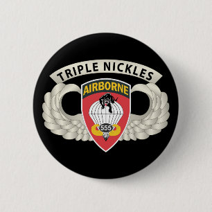 Armee - Im Flugzeug Abzeichen - 555. Fallschirmfli Button