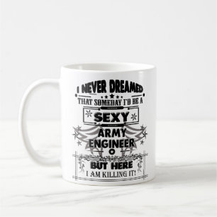 Armee-Ingenieur-Tassen-lustige Kaffeetasse