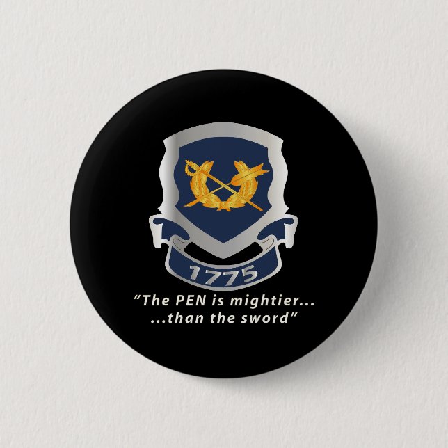 Armee - Jag Corps Wappen - Pen is Mighter Button (Vorderseite)