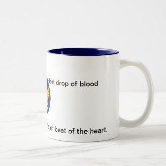 Armee-Luft-Korps-Tasse mit Zitat und Logo Zweifarbige Tasse