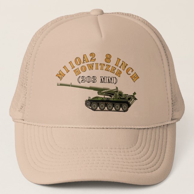 Armee - M110A2 - 8 Zoll 203 mm Howitzer X 300 Truckerkappe (Vorderseite)