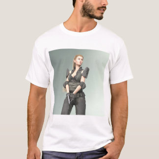 Armee Mädchen 3 - Kunstprint T-Shirt