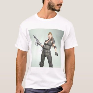 Armee Mädchen 4 - Kunstprint T-Shirt