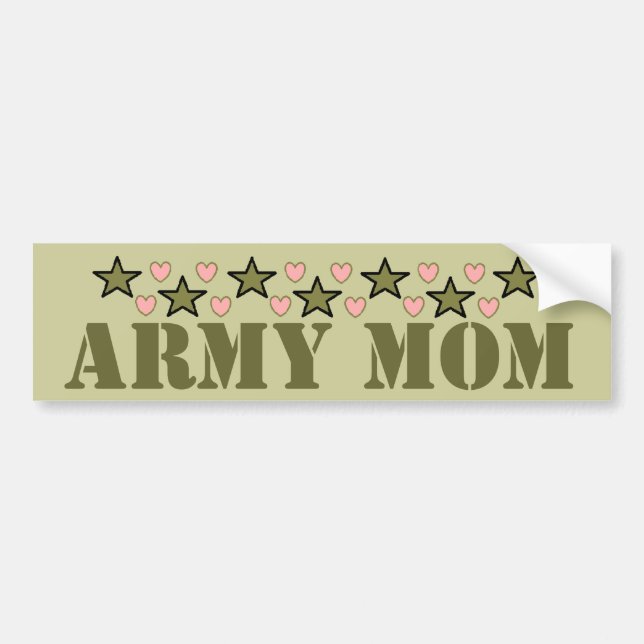 ARMEE-MAMA-AUTOAUFKLEBER AUTOAUFKLEBER (Vorne)