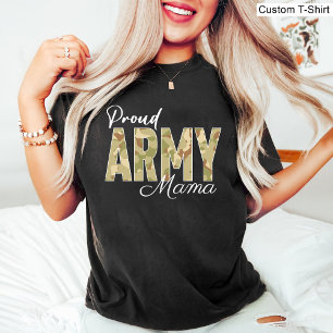Armee Mama Black Veterans Militär T-Shirt