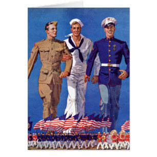 Armee, Marine u. Marinesoldaten