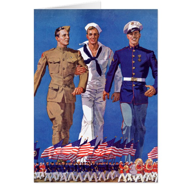 Armee, Marine u. Marinesoldaten (Vorne)