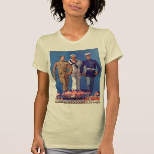Armee, Marine u. Marinesoldaten T-Shirt