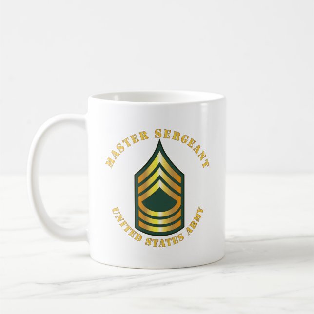 Armee - Master Sergeant - MSG Kaffeetasse (Links)