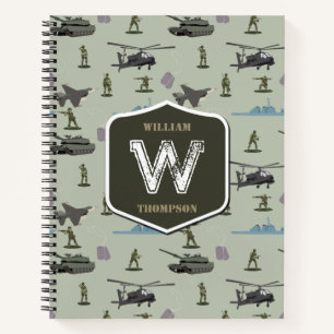 Armee Militär-Tarnmuster Grün Camo Muster Notizbuch