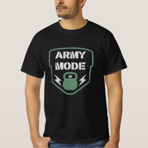 Armee-Modus Militärische Fitness T-Shirt