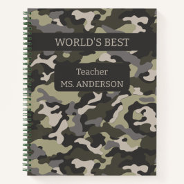 Armee Multi-Terrain/Moderne Camouflage Notizbuch