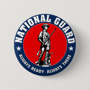 Armee-Nationalgarde-Militär-Logo Button