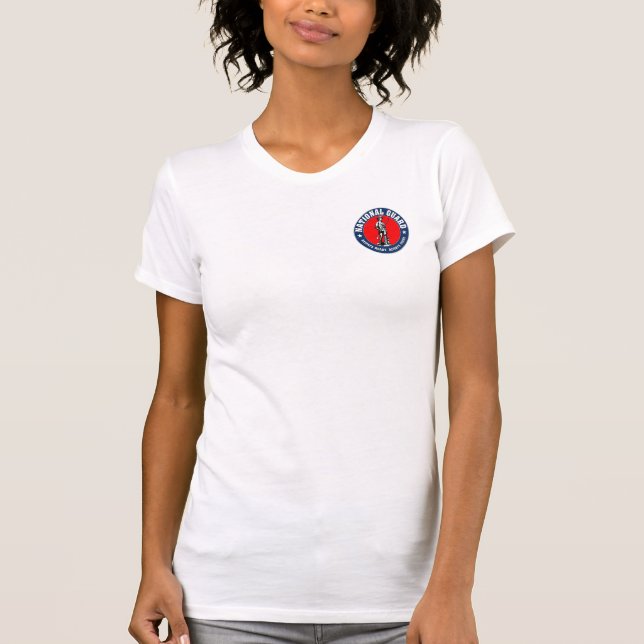 Armee-Nationalgarde-Militär-Logo T-Shirt (Vorderseite)