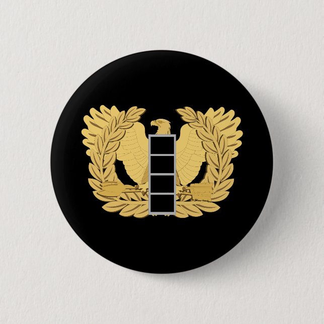 Armee - Offizier des Hauptbefehls - W04 - flach -  Button (Vorderseite)