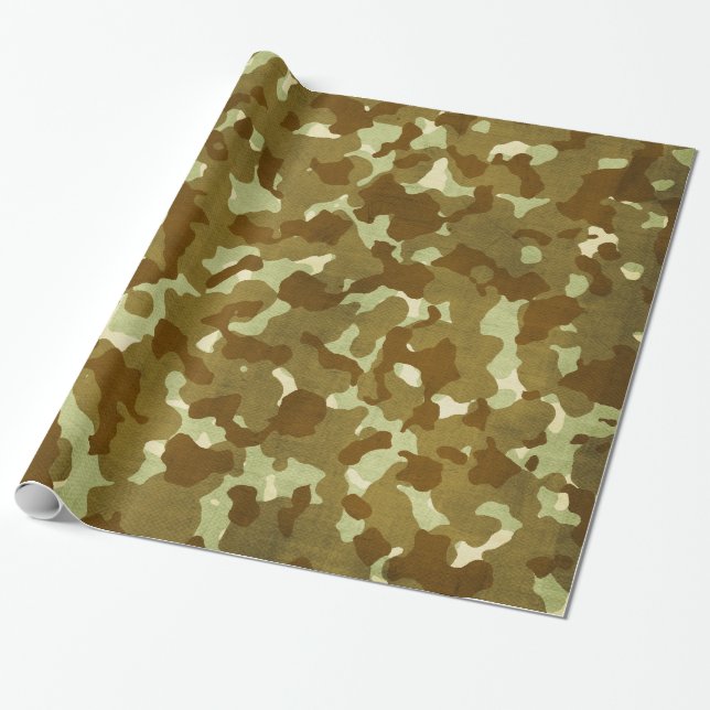 Armee-Packpapier Geschenkpapier (Ungerollt)