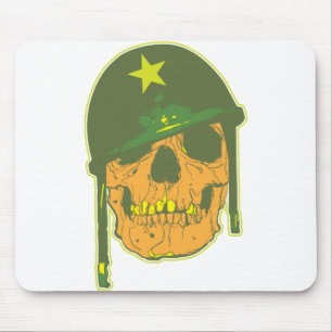 Armee-Schädel Mousepad
