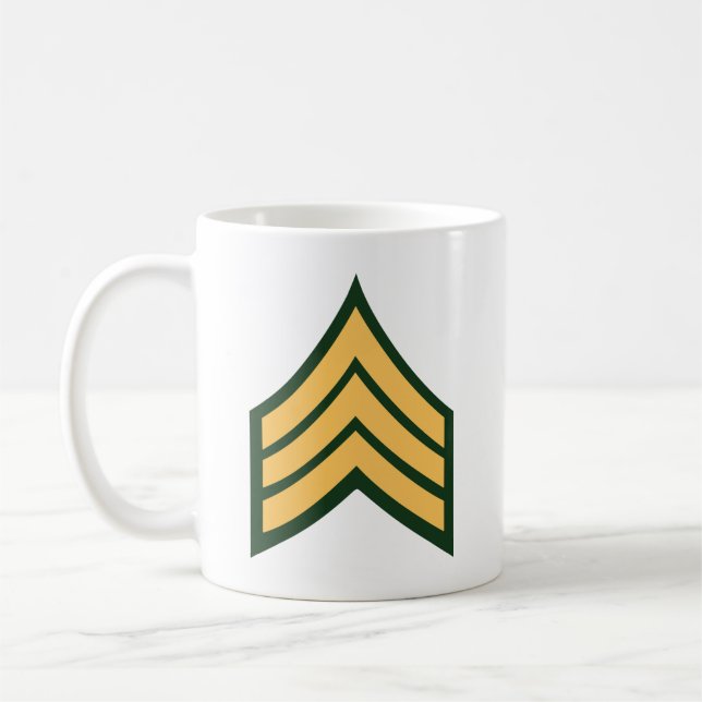 Armee - Sergeant E-5 (SGT) Kaffeetasse (Links)