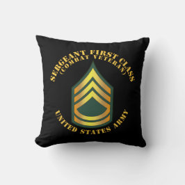 Armee - Sergeant First Class - SFC - Kampfveteran Kissen