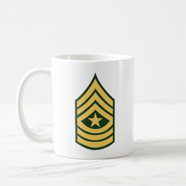 Armee - Sergeant Major E-9 (SGM) Kaffeetasse (Links)