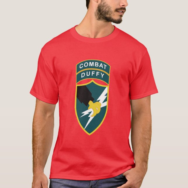 Armee-Sicherheits-Agentur-Kampf Duffy T-Shirt (Vorderseite)
