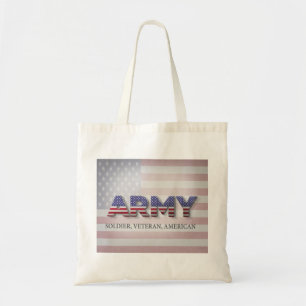 Armee "Soldat, Veteran, Amerikaner" Tragetasche