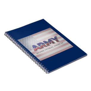 Armee Soldat Veteran Notizblock