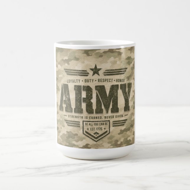 ARMEE STARK KAFFEETASSE (Mittel)