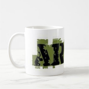ARMEE-TASSEN-GRÜN UND SCHWARZES KAFFEETASSE