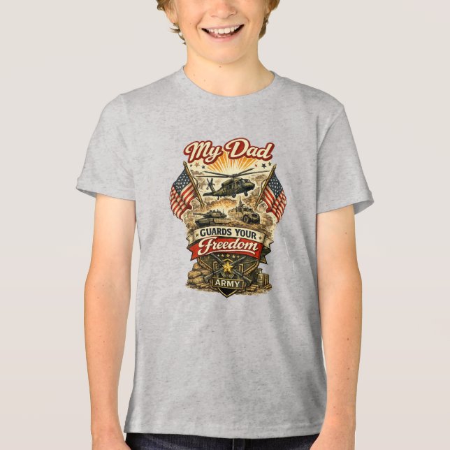 Armee Tri-Blend Shirt (Vorderseite)
