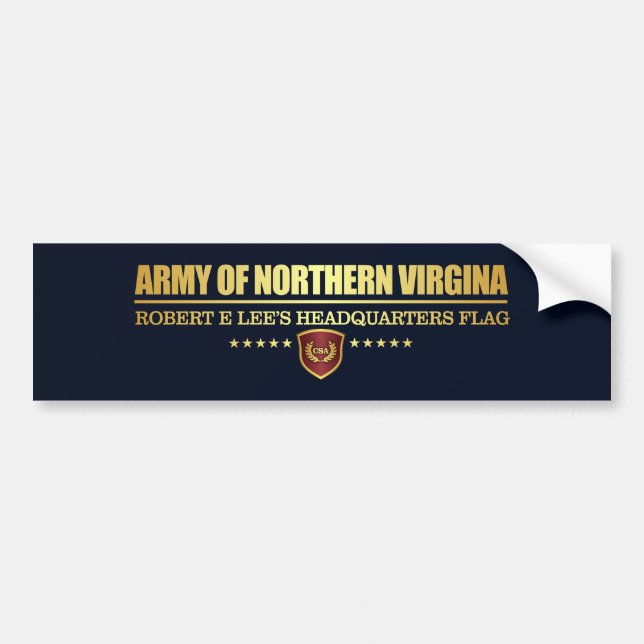 Armee von Nordvirginia (F10) Autoaufkleber (Vorne)