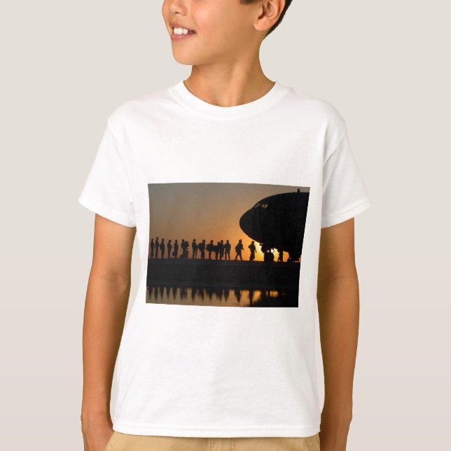 Armeeflugzeug T-Shirt (Vorderseite)