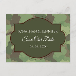 Armeeheihe Datum speichern Ankündigungspostkarte