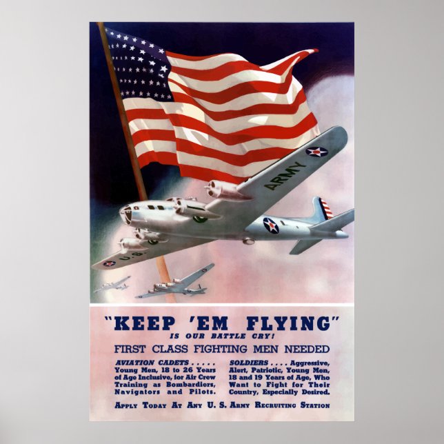 Armeekorps Rekrutieren von Plakaten Poster (Vorne)