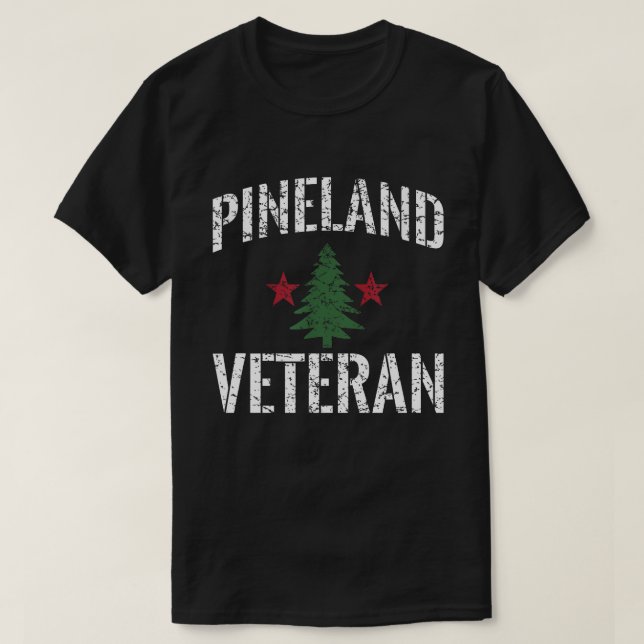 Armeekrieg in Pineland Veteran 2058 T-Shirt (Design vorne)