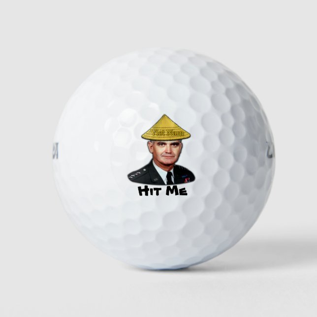 Armeemarine Marine vietnam Kriegsveteranen Veteran Golfball (Vorderseite)